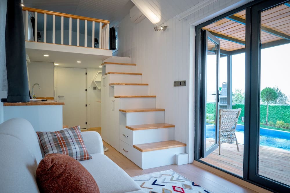 Sapanca House | Heated (Private) Pool - Lake View - Sheltered 3 Person Tiny House