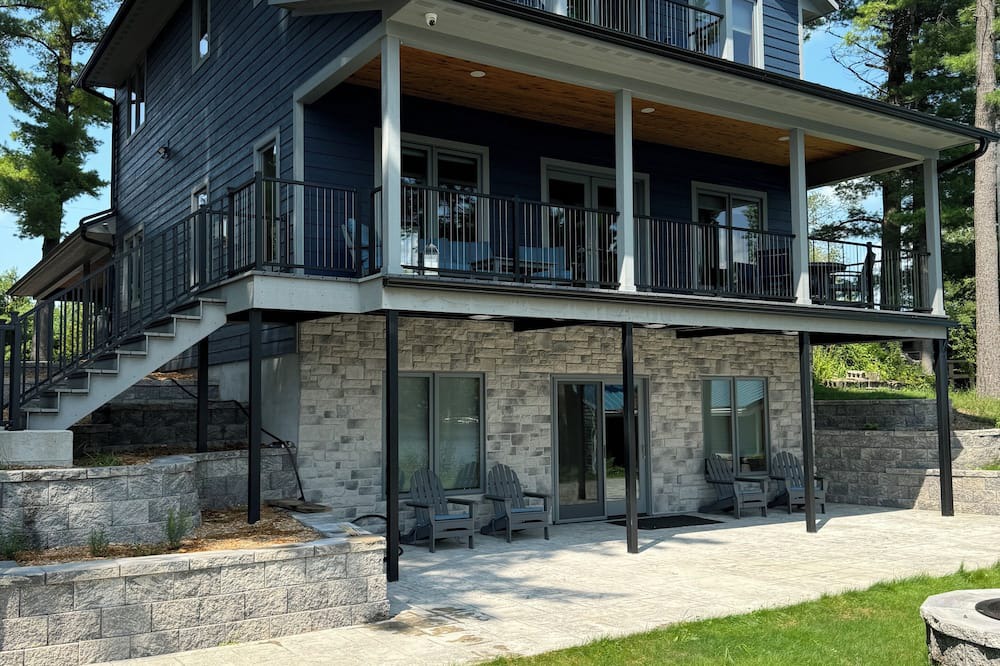 Shawano House | Charming new lake house with beautiful views. Pier for swimming and fishing.