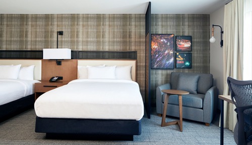 Studio, 2 Queen Beds, City View (Hearing Accessible)