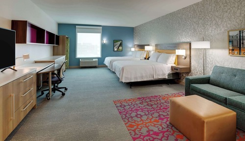 Studio Suite, 2 Queen Beds, Accessible (Roll-In Shower)