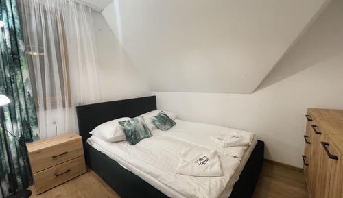 Classic Apartment, 1 Queen Bed with Sofa bed, Balcony, Mountain View