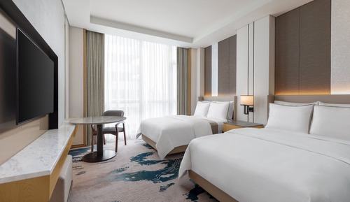 Club Room, 2 Double Beds, Non Smoking, View