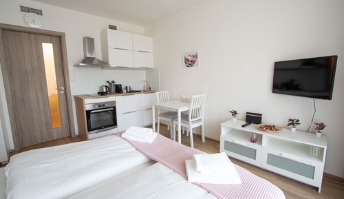City Studio, 1 Queen Bed, Balcony