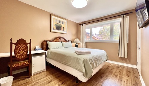 Comfort Double Room, 1 Queen Bed, Shared Bathroom, Garden View