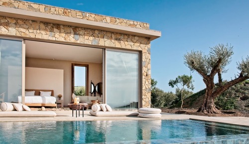 Dune pool suite with ocean view