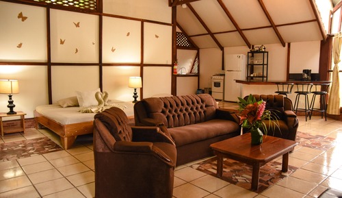 Family Room, Kitchen, Garden View