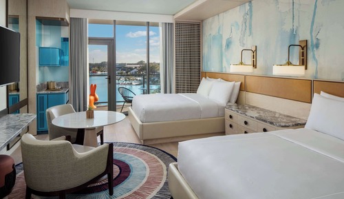 Room, 2 Queen Beds, Balcony, Lagoon View