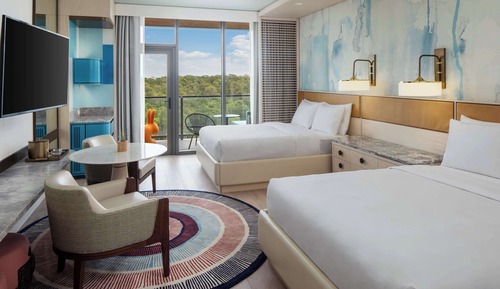 Deluxe Room, 2 Queen Beds, Balcony (Nature View)