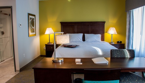 Studio, 1 King Bed, Refrigerator & Microwave (Wet bar)