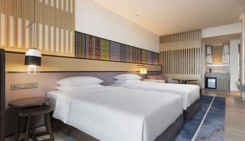 2 Twin Beds Ocean View Premium