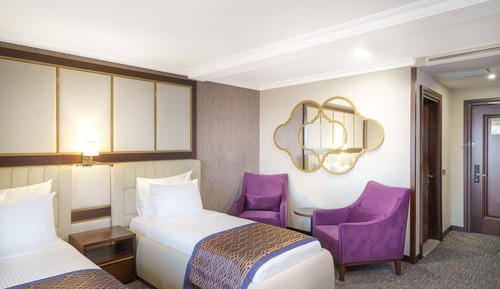 Standard Room, 2 Twin Beds, Sea View