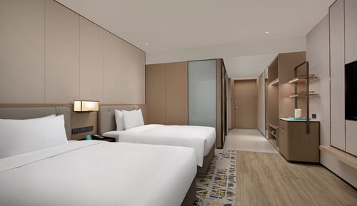 Business Room, 2 Double Beds, Non Smoking