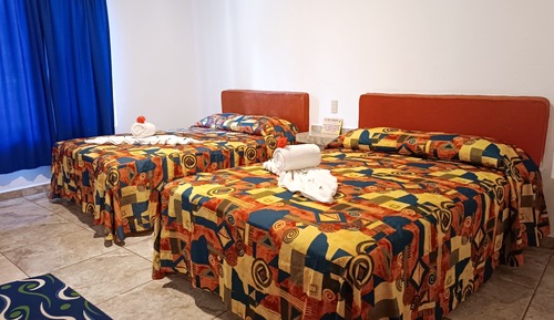 Comfort Quadruple Room, 2 Double Beds, Kitchenette