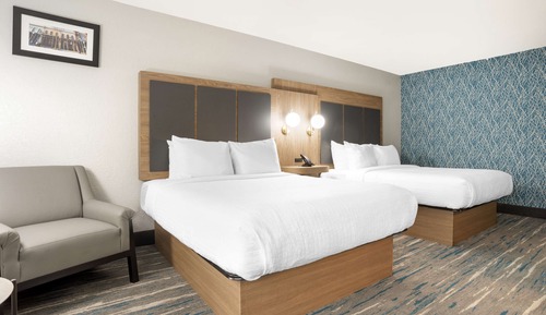 Standard Room, 2 Queen Beds, Non Smoking, Refrigerator & Microwave