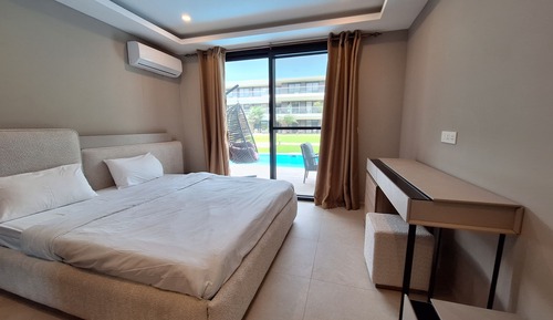 Panoramic Apartment, 2 Bedrooms, Private Pool, Garden View (803)