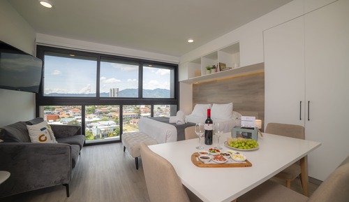 City Studio, 1 Queen Bed, Non Smoking, City View