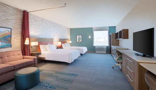 Studio, 2 Queen Beds, Accessible (Roll-In Shower)