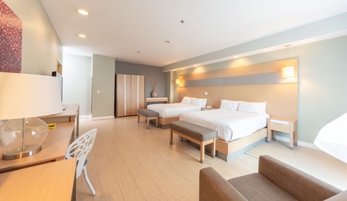 Standard Twin Room, 1 Bedroom, Accessible, City View