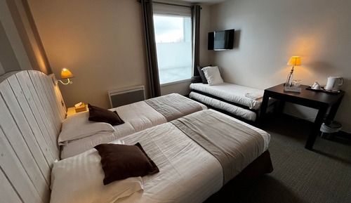 Chambre confort lits jumeaux 1 à 3 personnes