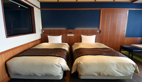 101 Deluxe Japanese and Twin Bed Room with Indoor Silver Hot Springs, Non Smoking