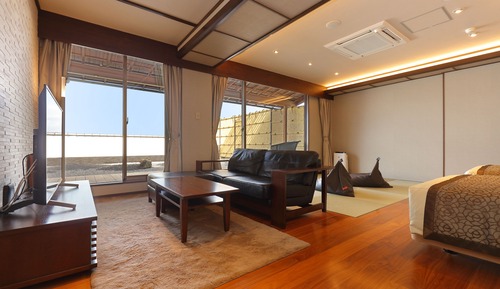 Penthouse Twin room with Open- Air Bath