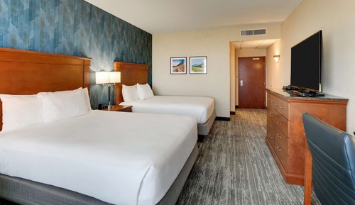 Deluxe Room, 2 Queen Beds, Refrigerator & Microwave