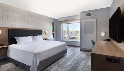 Room, 1 King Bed, Refrigerator & Microwave