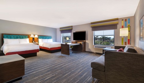Studio, 2 Queen Beds, Accessible (Hearing)