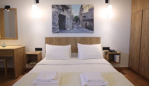 Family Double Room, Patio, Partial Sea View