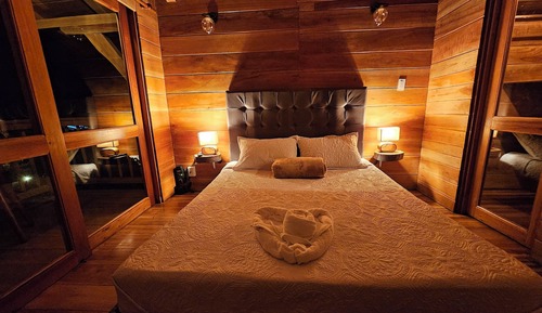Luxury Cabin, 1 Queen Bed, Non Smoking, Lake View