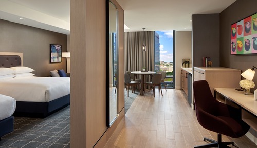 Junior Suite, 2 Queen Beds (Mobile Accessible Bathtub)
