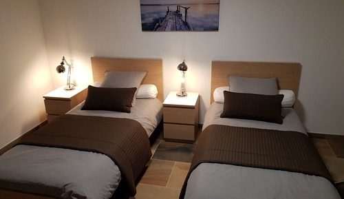Twin Room, Ensuite, Park View (Chambre)