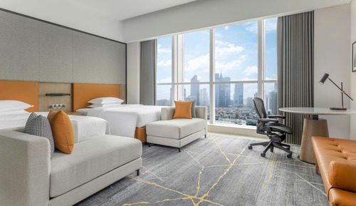 Premier Deluxe, Guest room, 2 Twin/Single Bed(s), High floor