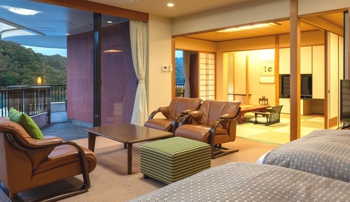 Japanese Western Style Room, Corner, Ocean View