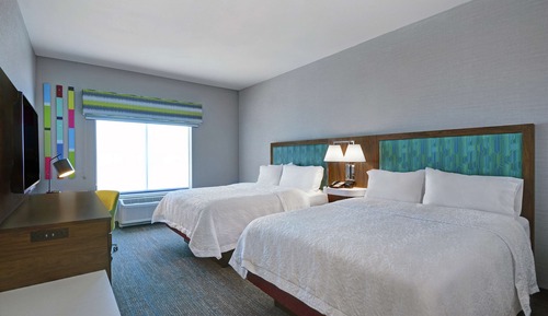 Room, 2 Queen Beds, Refrigerator & Microwave