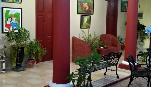 Family Triple Room, Non Smoking, Courtyard View