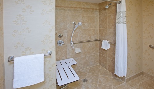 1 King Bed Room, Accessible W/ Roll-In Shower