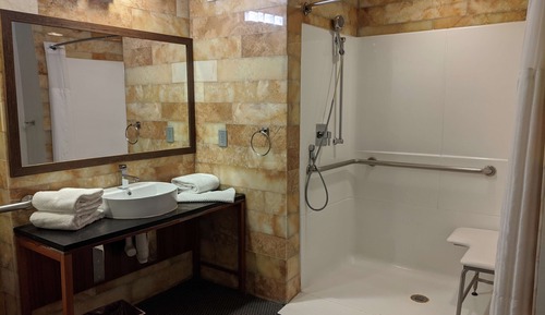 Two Bed Queen, Accessible with Roll In Shower