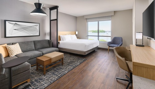 Room, 1 King Bed with Sofa bed, River View