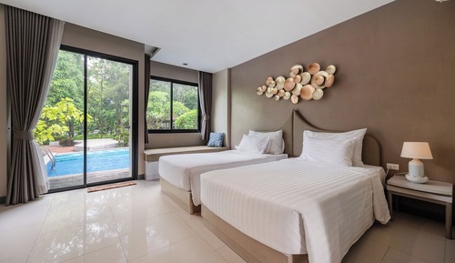 Deluxe Twin Room, Pool Access