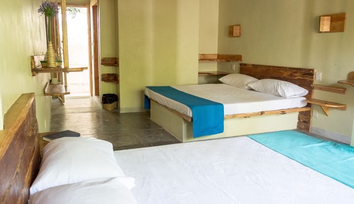 Comfort Quadruple Room, Multiple Beds, Garden View