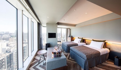 Deluxe Corner Twin Room, Maximum 4 Beds, City View, Non Smoking