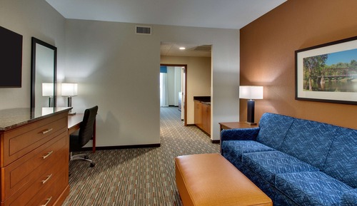 Suite, 2 Queen Beds, Refrigerator & Microwave (2 rooms)