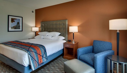 Deluxe Room, 1 King Bed, Refrigerator & Microwave
