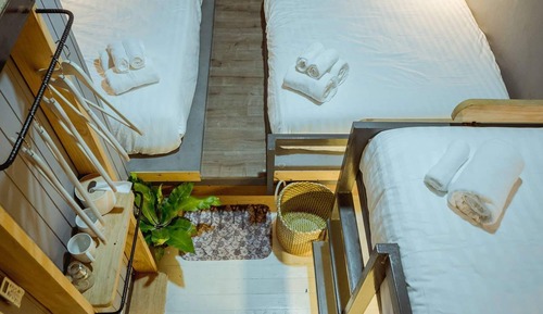 Family Room with Shared Bathroom