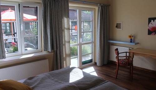 Comfort Double Room, 2 Twin Beds, Private Bathroom, Garden View
