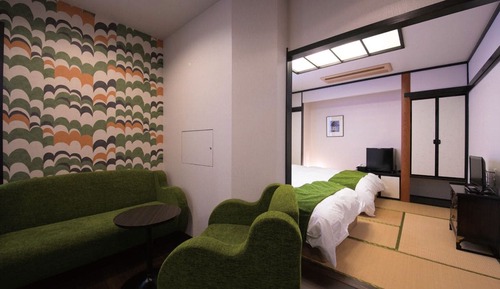 Japanese Western Style Twin Room, Shared Bathroom