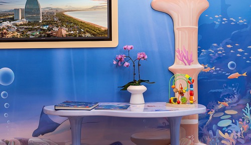 Ocean Theme Family Room (Bunk bed,Unlimited free entry to water park,Lost Chambers during the stay)