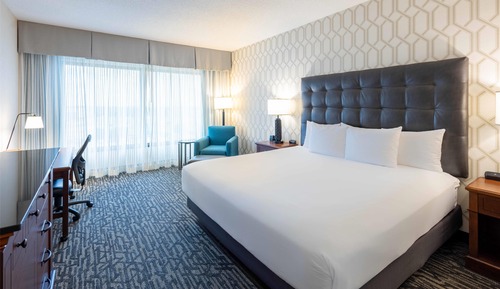 Deluxe Room, 1 King Bed, Refrigerator & Microwave