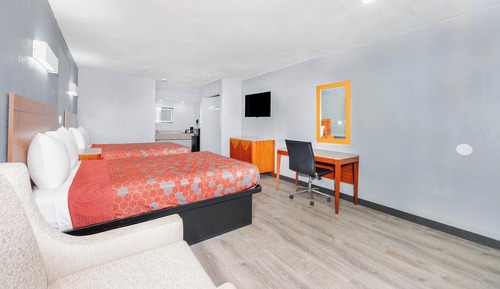 Room, 2 Queen Beds, Non Smoking, Refrigerator & Microwave